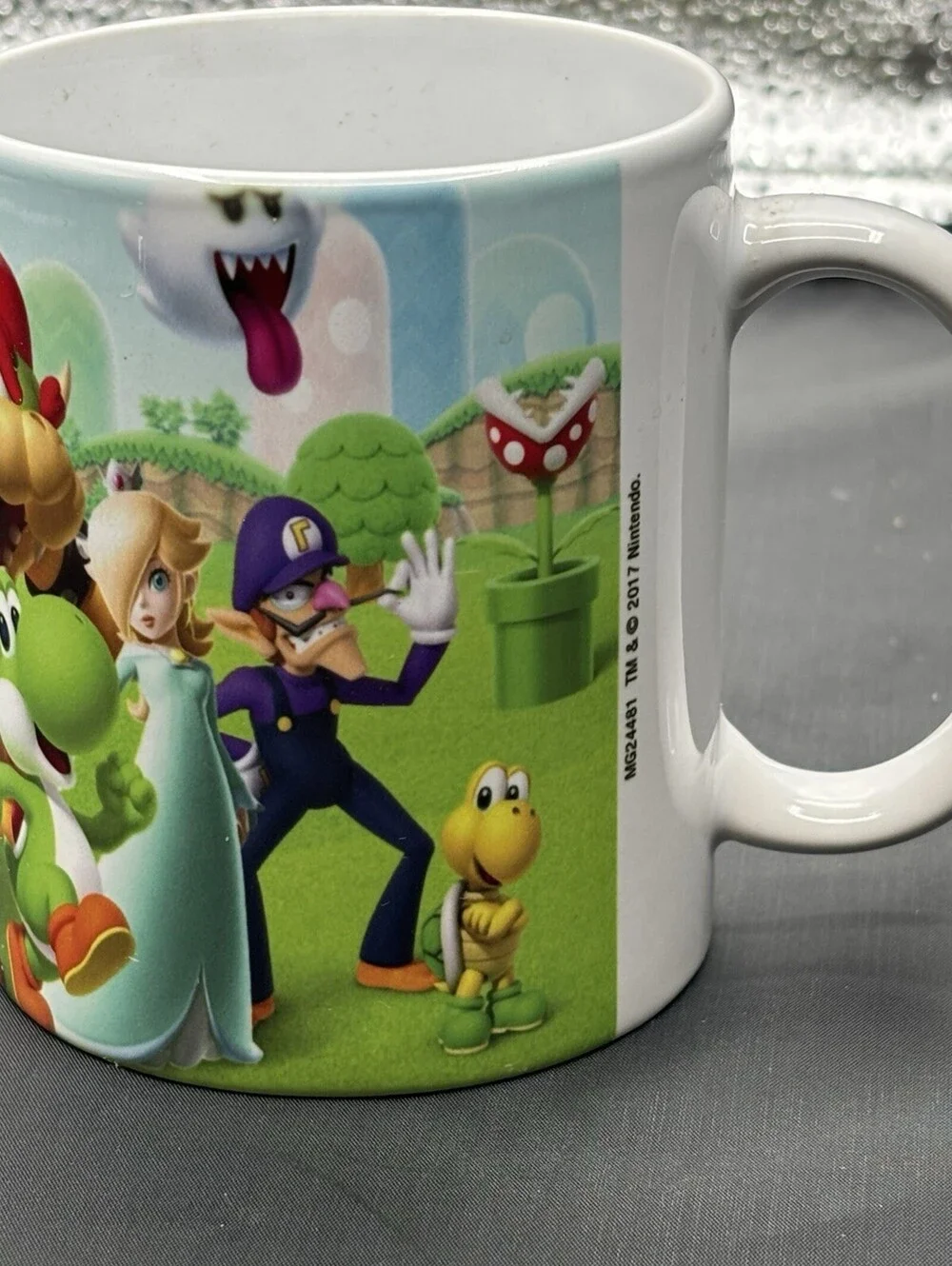 Super Mario Cast Nintendo Mug Luigi Peach Yoshi Bowser Daisy Toad Wario Donkey